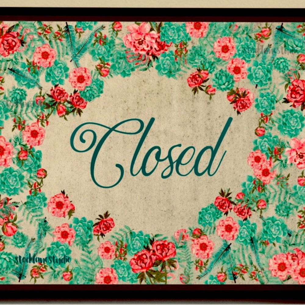 Closet is closed! please do not make a purchase!!!